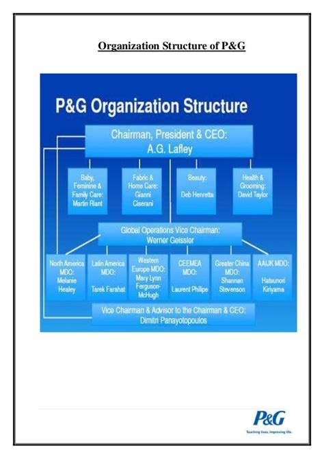 p&g management team